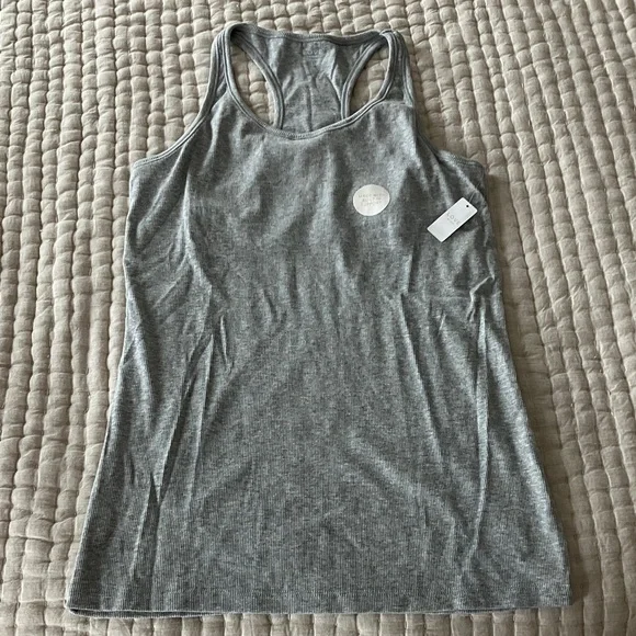 Gap Factory Ribbed Racerback Support Tank - Picture 1 of 5